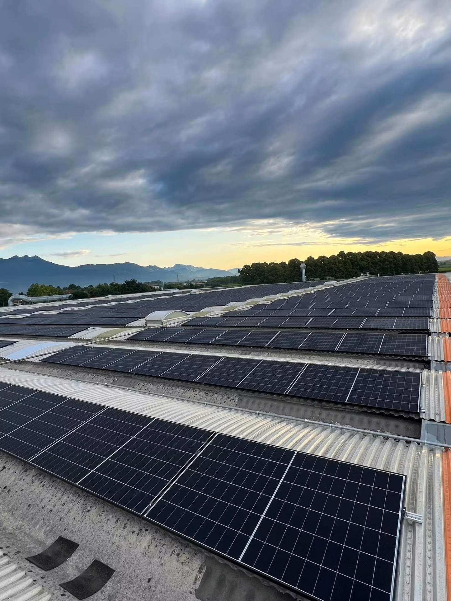 Impianto industriale in copertura — Sacile (PN)
