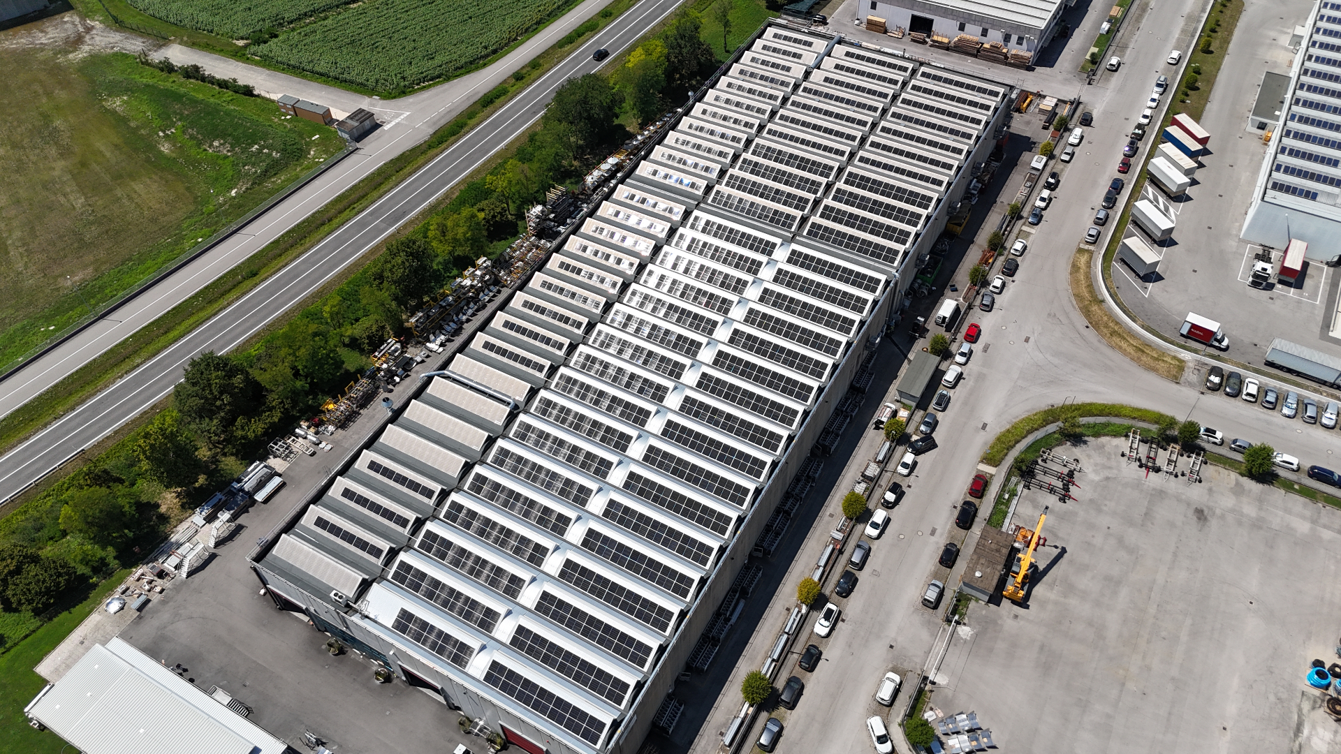 Impianto fotovoltaico industriale — 470 kWp — Sacile (PN)
