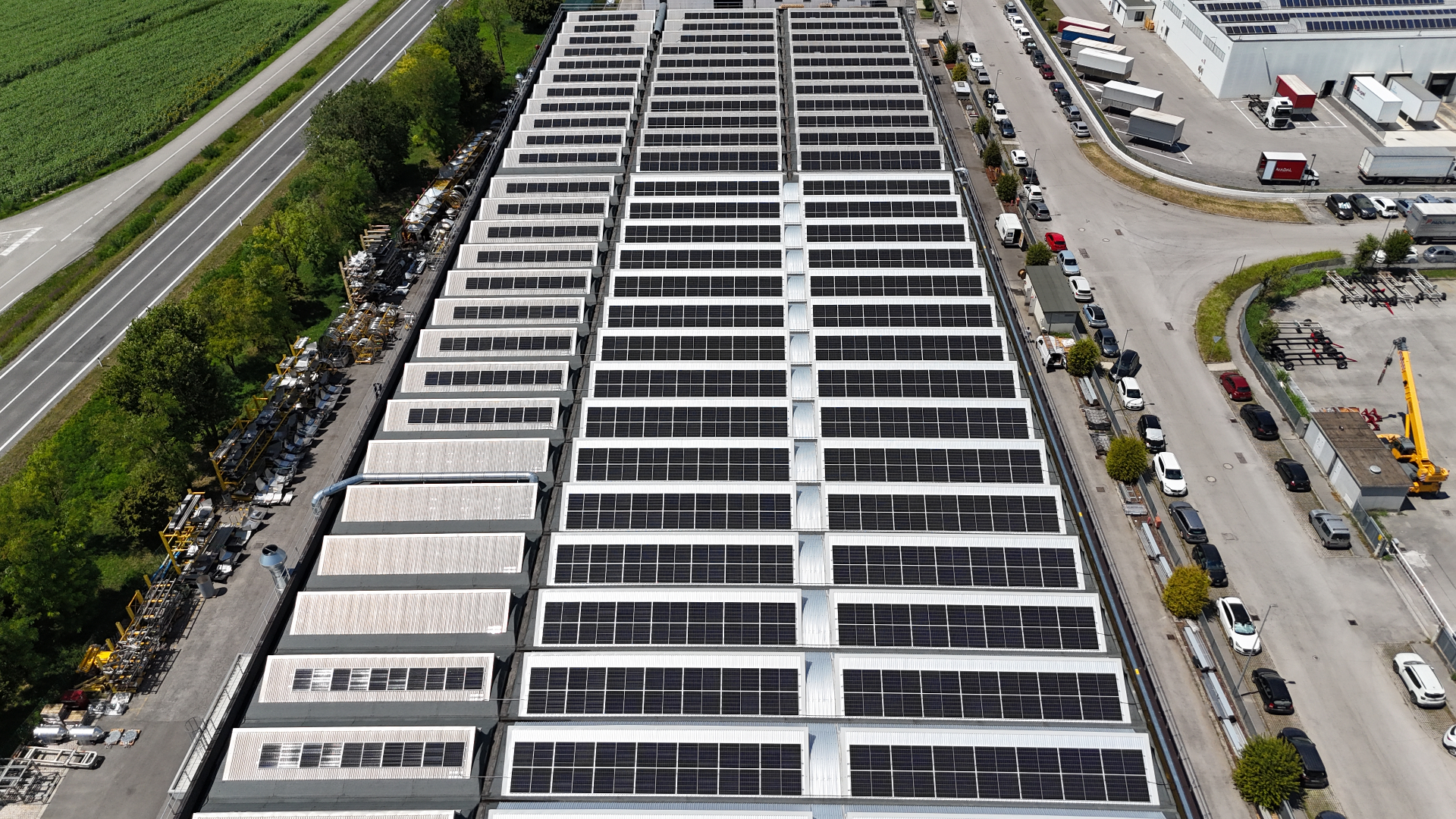 Impianto fotovoltaico industriale — 470 kWp — vista 3